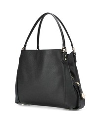 Sac fourre-tout en cuir noir Coach