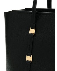 Sac fourre-tout en cuir noir Salvatore Ferragamo