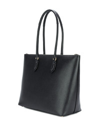 Sac fourre-tout en cuir noir Furla