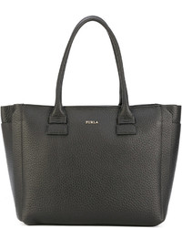 Sac fourre-tout en cuir noir Furla