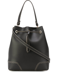 Sac fourre-tout en cuir noir Furla