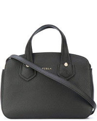 Sac fourre-tout en cuir noir Furla