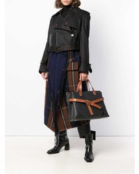 Sac fourre-tout en cuir noir Loewe