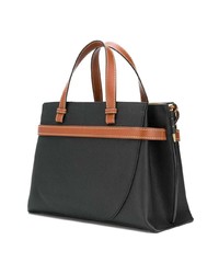 Sac fourre-tout en cuir noir Loewe