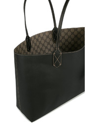 Sac fourre-tout en cuir noir Gucci