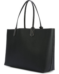 Sac fourre-tout en cuir noir Gucci