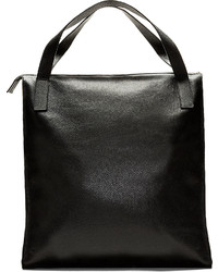 Sac fourre-tout en cuir noir