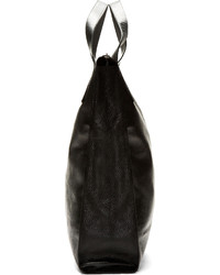 Sac fourre-tout en cuir noir