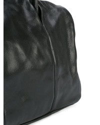 Sac fourre-tout en cuir noir Cornelian Taurus By Daisuke Iwanaga