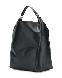 Sac fourre-tout en cuir noir Furla