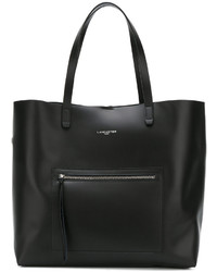 Sac fourre-tout en cuir noir Lancaster