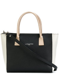 Sac fourre-tout en cuir noir Lancaster