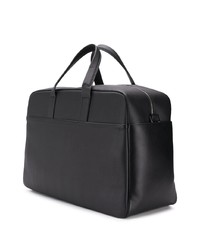 Sac fourre-tout en cuir noir Calvin Klein