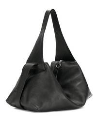 Sac fourre-tout en cuir noir No/An