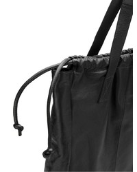 Sac fourre-tout en cuir noir Uma Raquel Davidowicz