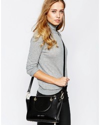 Sac fourre-tout en cuir noir Ted Baker