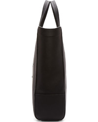 Sac fourre-tout en cuir noir