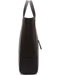 Sac fourre-tout en cuir noir