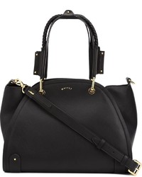 Sac fourre-tout en cuir noir Maiyet