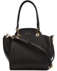 Sac fourre-tout en cuir noir Maiyet