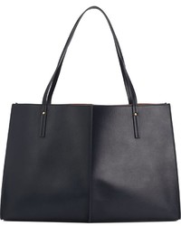 Sac fourre-tout en cuir noir Maiyet