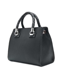 Sac fourre-tout en cuir noir Liu Jo