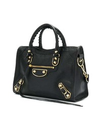 Sac fourre-tout en cuir noir Balenciaga