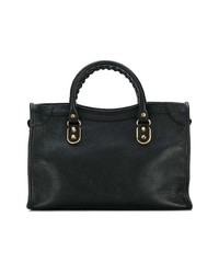 Sac fourre-tout en cuir noir Balenciaga