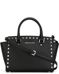 Sac fourre-tout en cuir noir MICHAEL Michael Kors