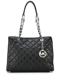 Sac fourre-tout en cuir noir MICHAEL Michael Kors