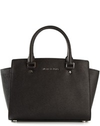 Sac fourre-tout en cuir noir MICHAEL Michael Kors