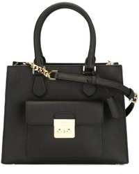 Sac fourre-tout en cuir noir MICHAEL Michael Kors