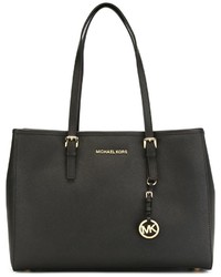 Sac fourre-tout en cuir noir MICHAEL Michael Kors