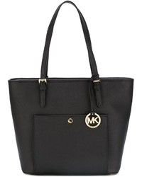 Sac fourre-tout en cuir noir MICHAEL Michael Kors