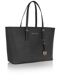 Sac fourre-tout en cuir noir MICHAEL Michael Kors