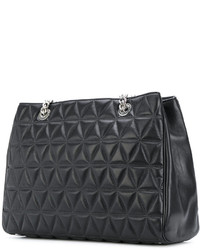 Sac fourre-tout en cuir noir MICHAEL Michael Kors