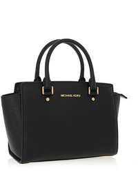 Sac fourre-tout en cuir noir MICHAEL Michael Kors