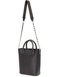 Sac fourre-tout en cuir noir Mother of Pearl