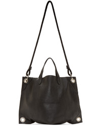 Sac fourre-tout en cuir noir