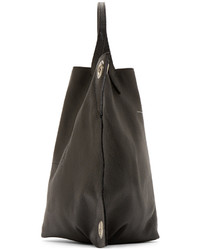 Sac fourre-tout en cuir noir