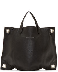 Sac fourre-tout en cuir noir