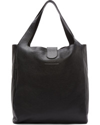 Sac fourre-tout en cuir noir