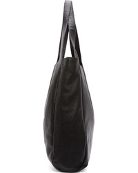 Sac fourre-tout en cuir noir