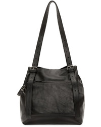 Sac fourre-tout en cuir noir