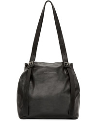 Sac fourre-tout en cuir noir