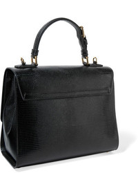 Sac fourre-tout en cuir noir Dolce & Gabbana