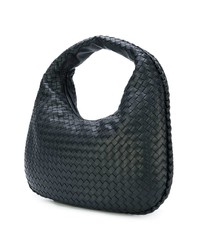 Sac fourre-tout en cuir noir Bottega Veneta