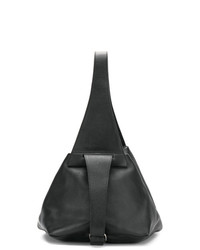 Sac fourre-tout en cuir noir No/An