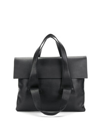 Sac fourre-tout en cuir noir No/An