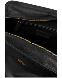 Sac fourre-tout en cuir noir Alexander McQueen